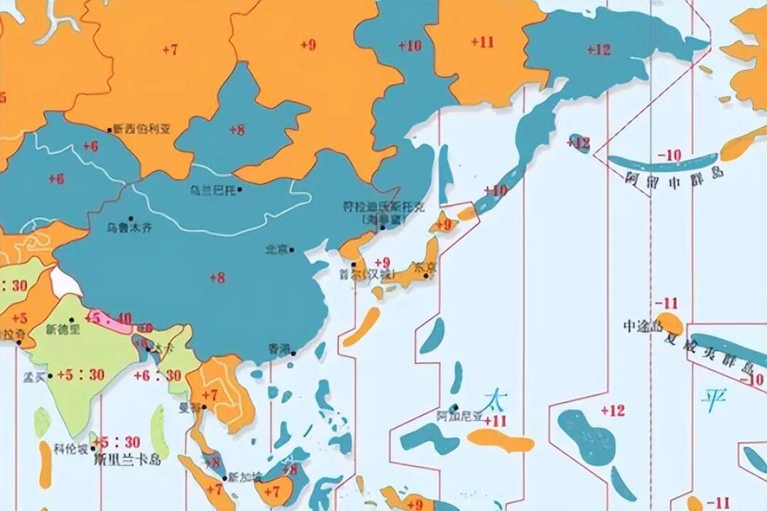 世界上有5个国家与中国“统一”时间,但不包括朝鲜和越南? - 知乎