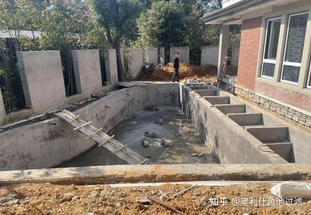 再谈庭院鱼池建造施工流程 - 知乎