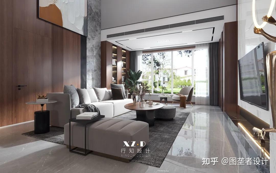 图垄者设计:简约优雅的新中式风格,从客厅的美到卧室的美! - 知乎