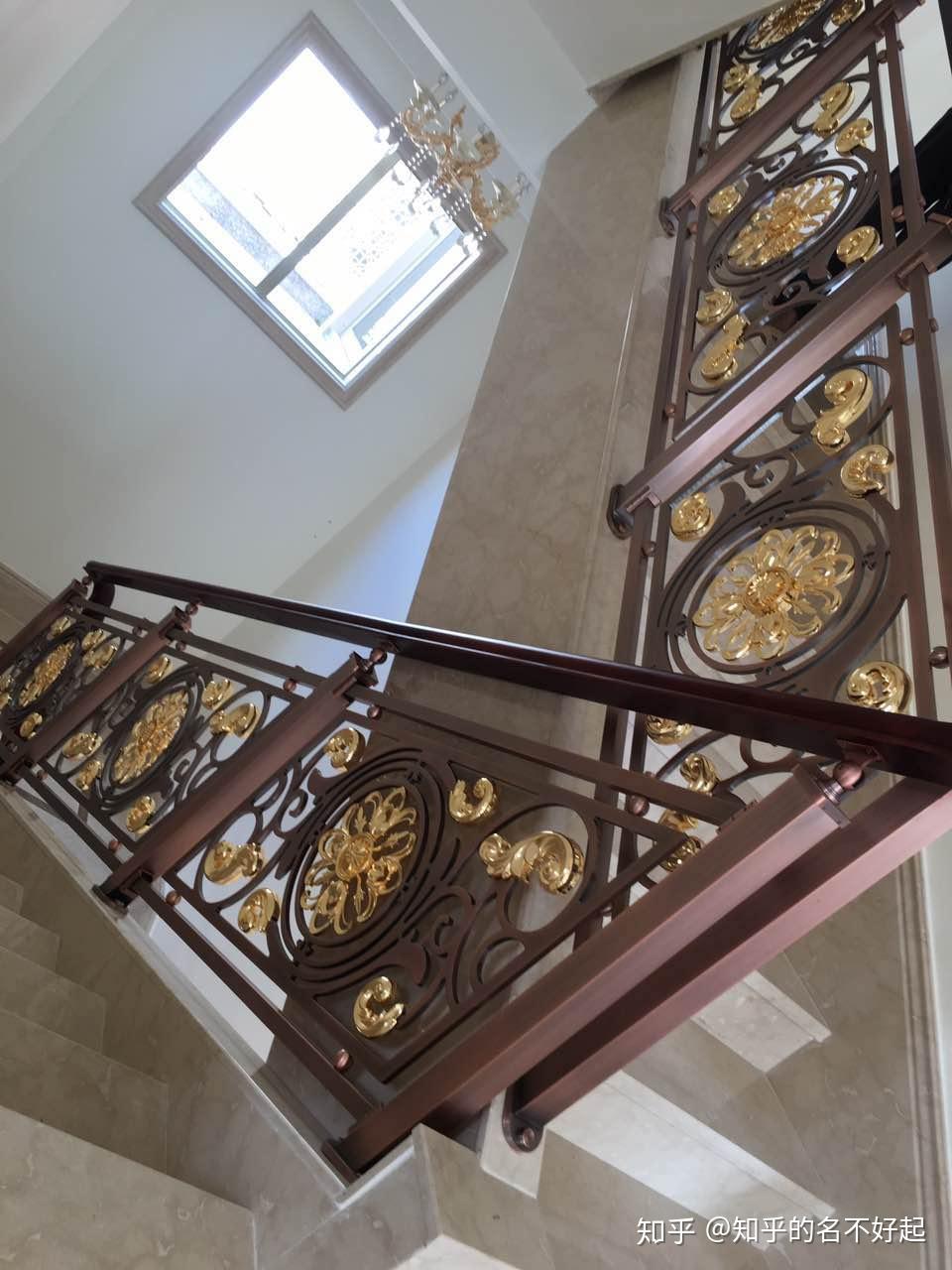 新中式轻奢水晶球立柱护栏扶手