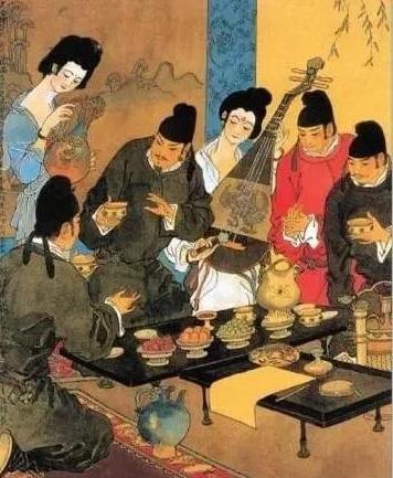 唐朝人不是针对谁论喝酒在座的都不是对手