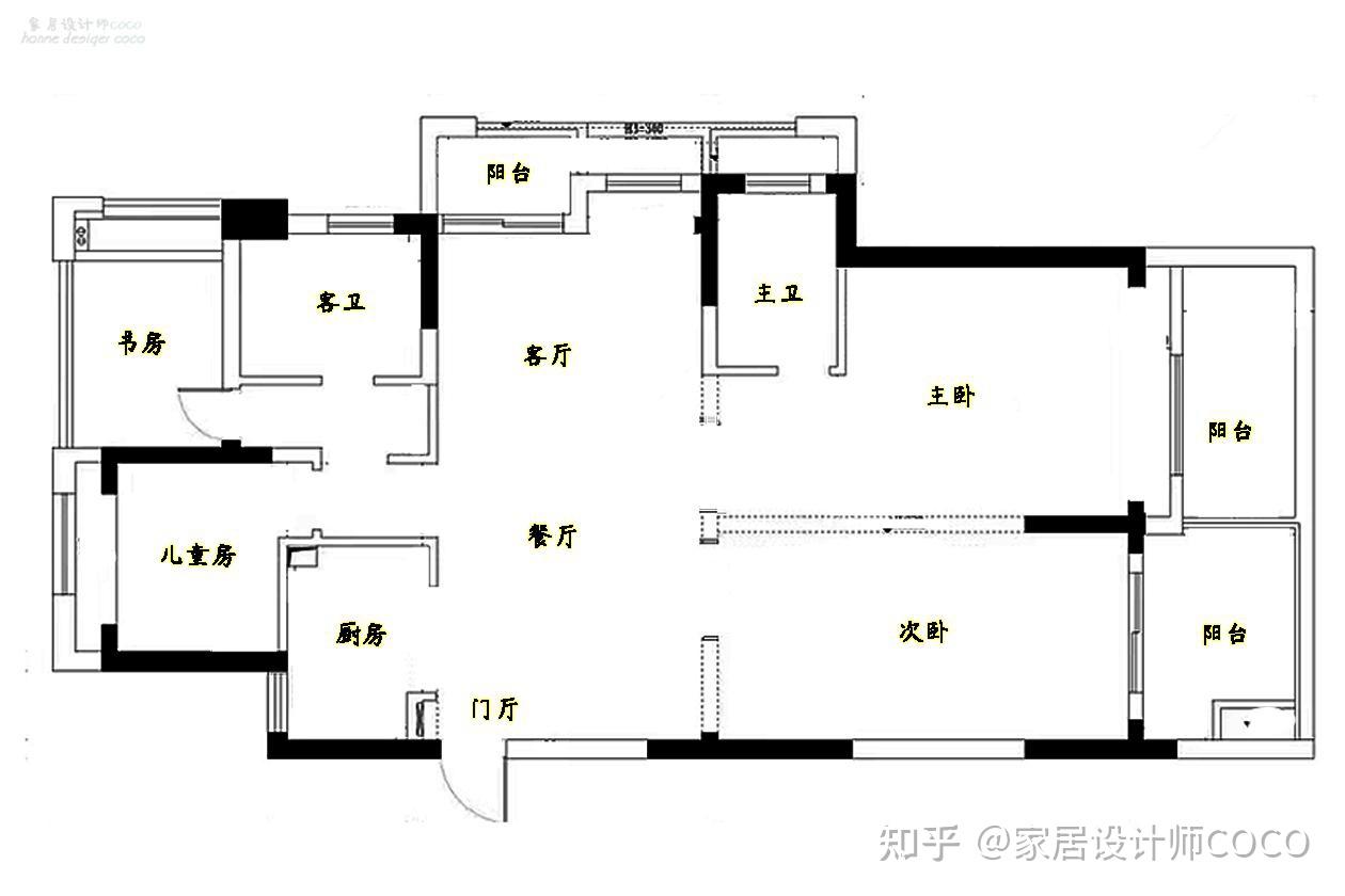 房屋内部结构图怎么画图片