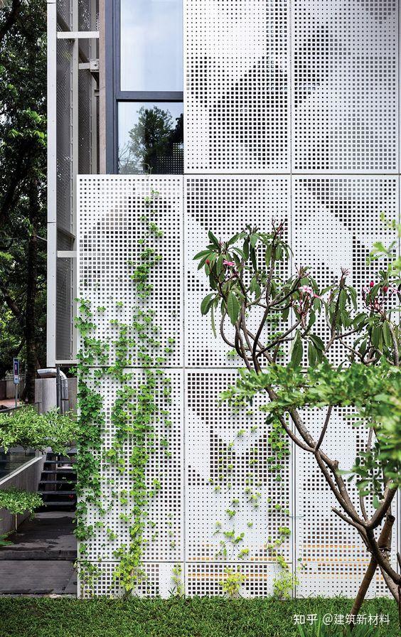 图案穿孔铝板悄悄兴起的建筑表皮