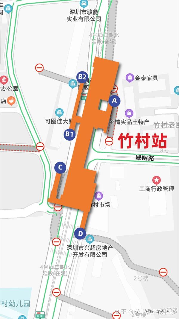 地铁4号线出口示意图图片