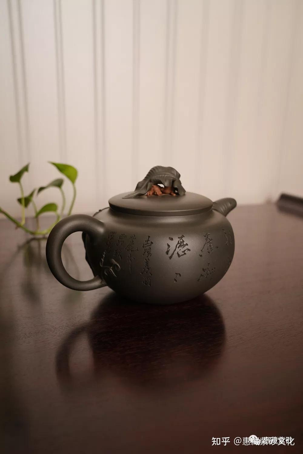 惠藏紫砂听雨名家李涵鸣紫砂壶的自然之趣