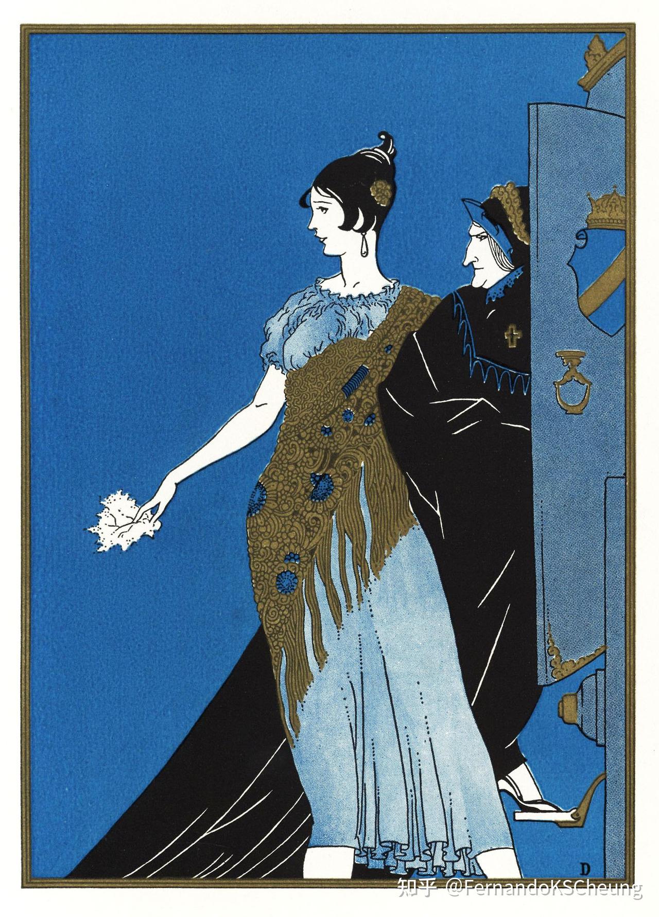 巴尔扎克《十三人故事》之《金眼女郎》:1928年美国the peacock press