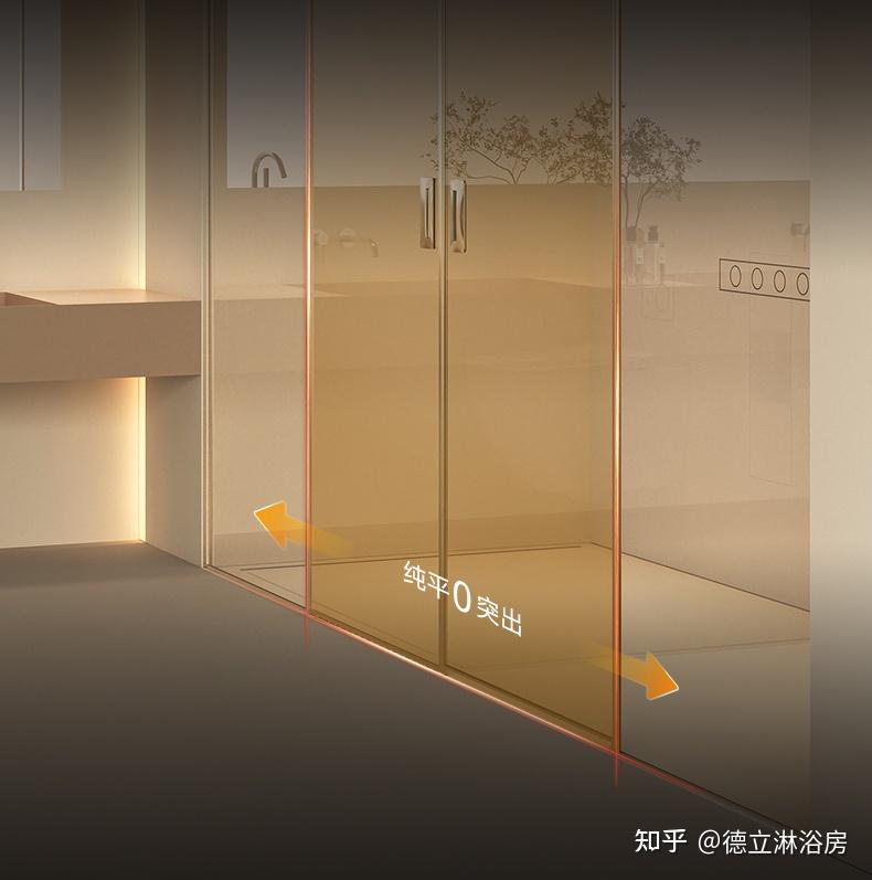 德立纯平天地轴淋浴房VH:纯平隐嵌,至简无界,为极致而生 - 知乎