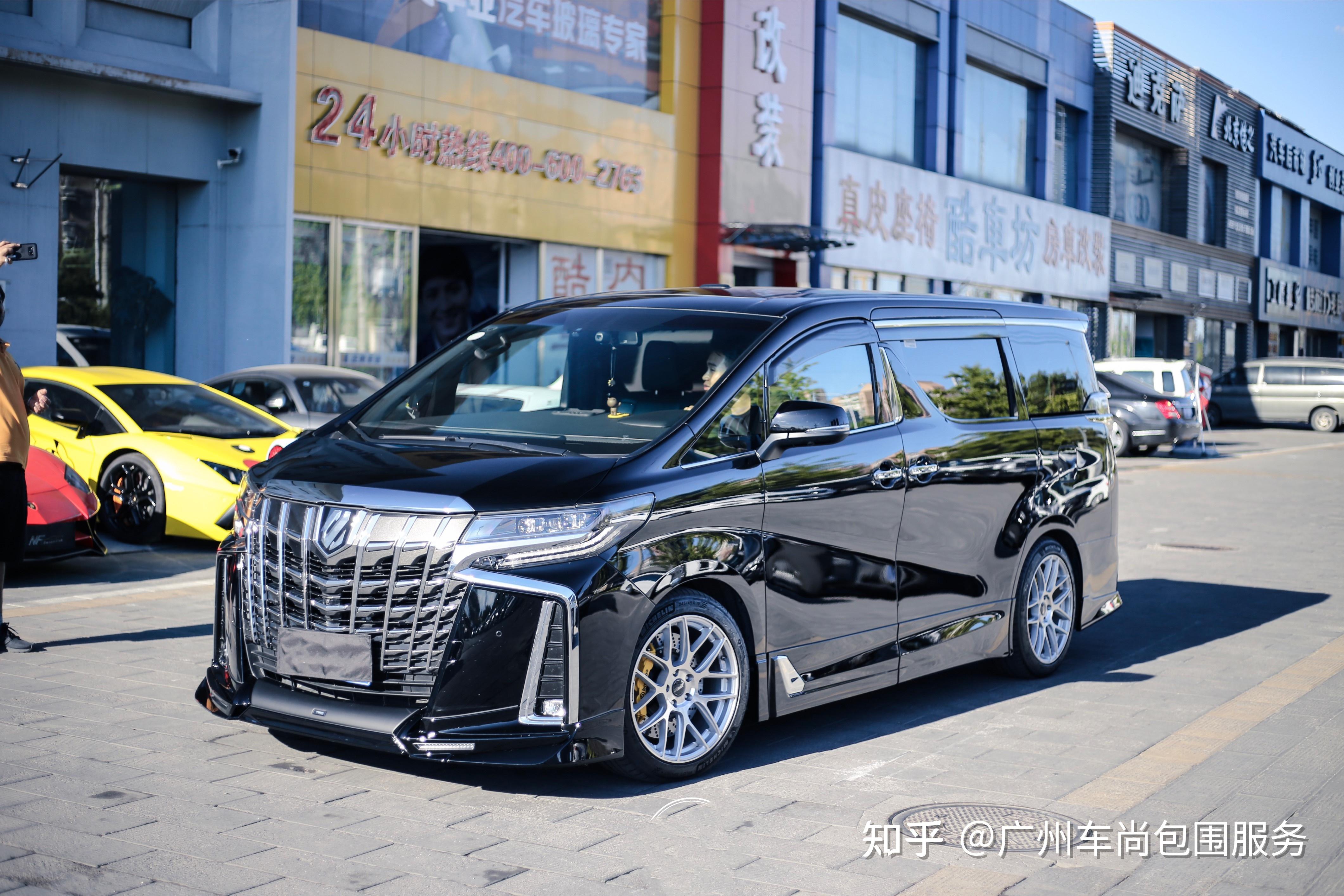 丰田埃尔法新款改装trd大包围