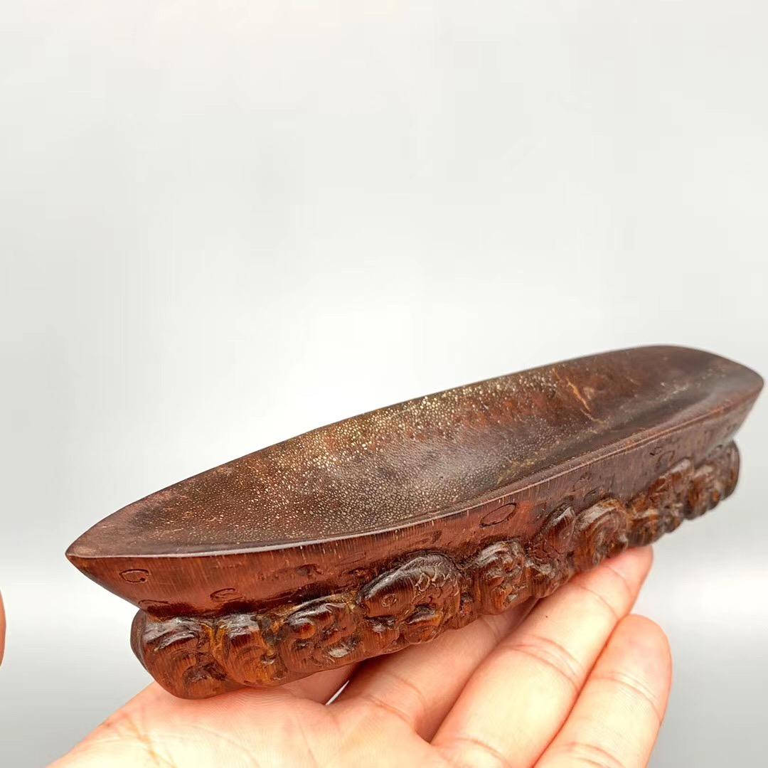 漠草收藏想欣赏更多真品合法角雕,了解真假鉴定技巧联系作者私人号