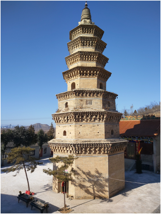 10内黄大兴寺塔位于安阳市内黄县裴村,修建于北宋晚期.