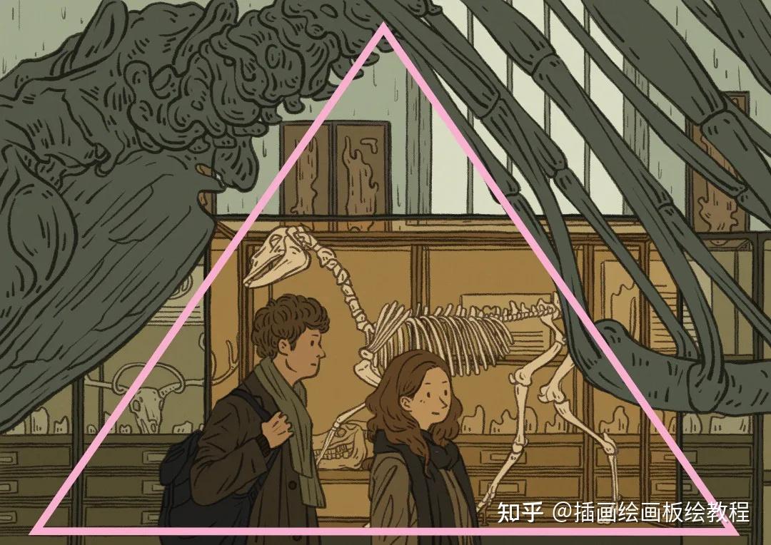 绘画教程绘画初学者想要快速学会绘画就得先学会构图