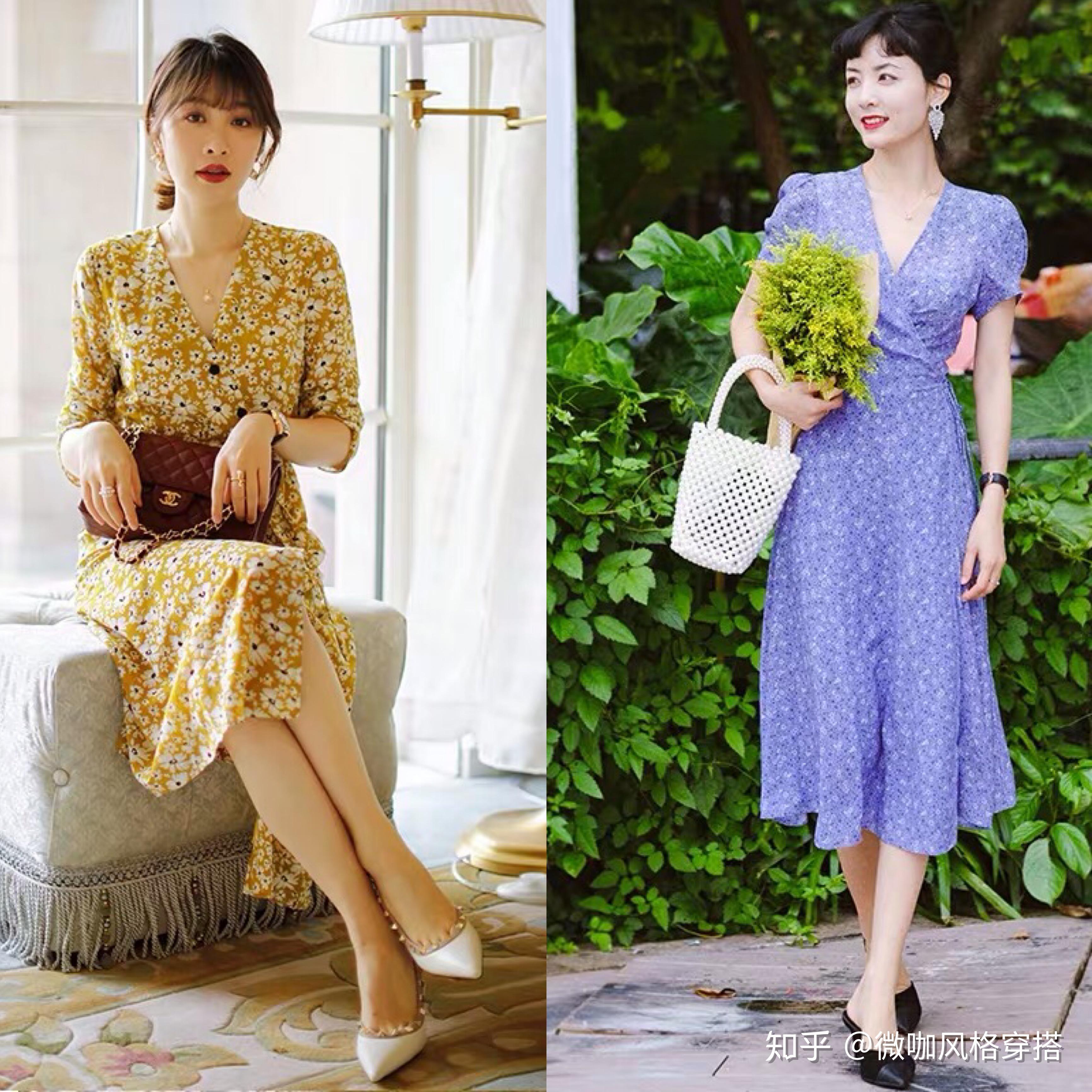 初夏的"茶歇裙"这样穿,轻松打造法式女人味