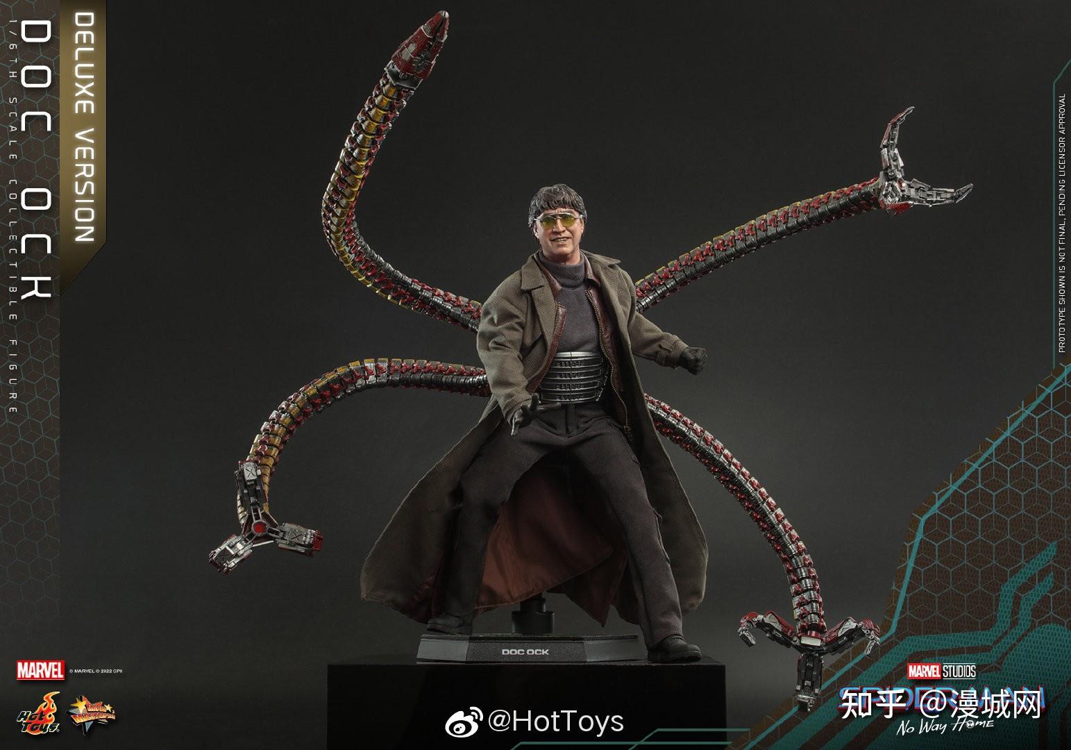 hottoys蜘蛛侠英雄无归章鱼博士16人偶