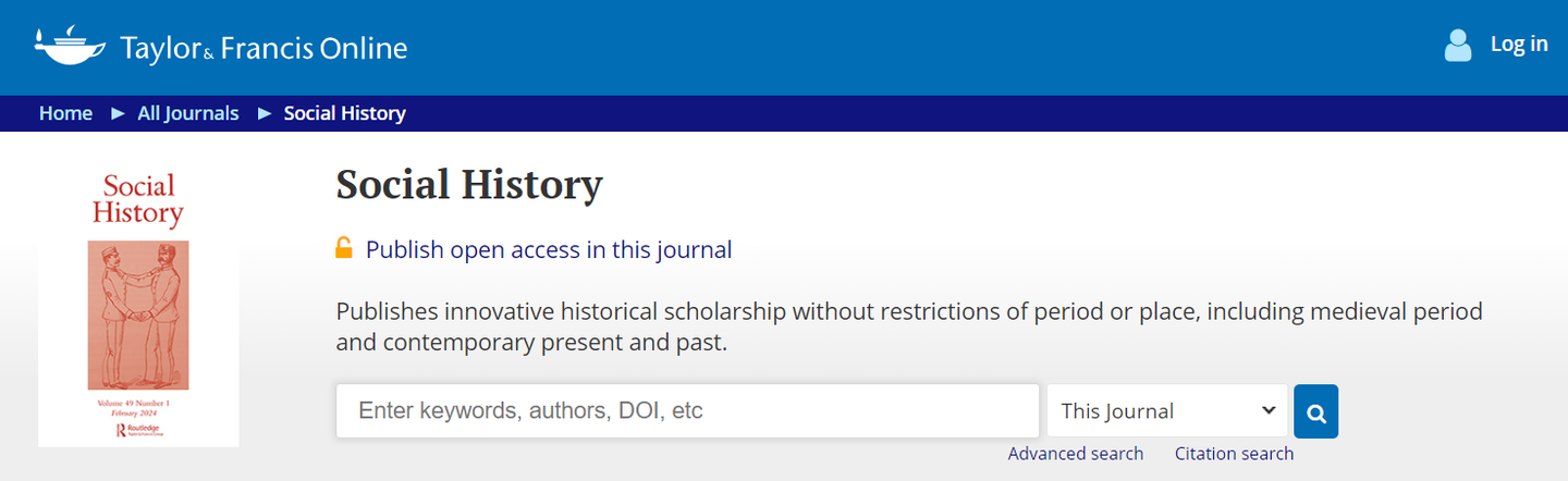 Routledge人文科学和社会科学Top期刊盘点 | Taylor & Francis好刊优选 - 知乎