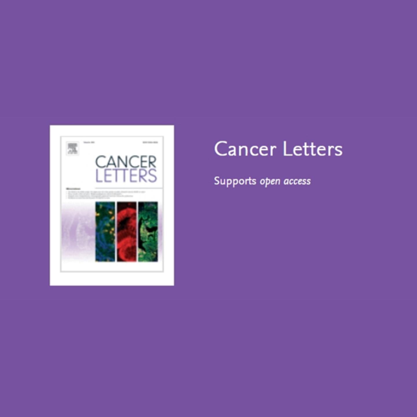 解刊 《Cancer Letters》 知乎