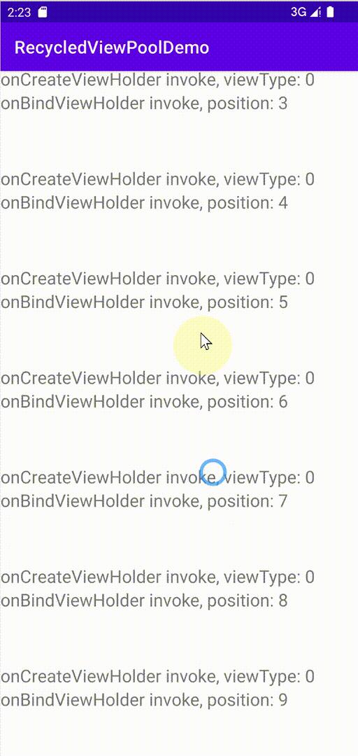 Recycledviewpool 