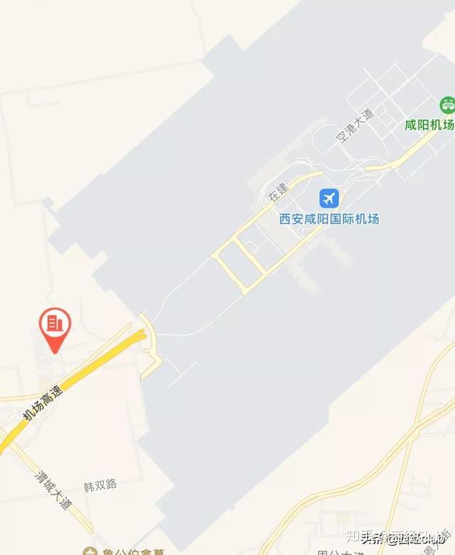 咸阳机场航站楼分布图图片