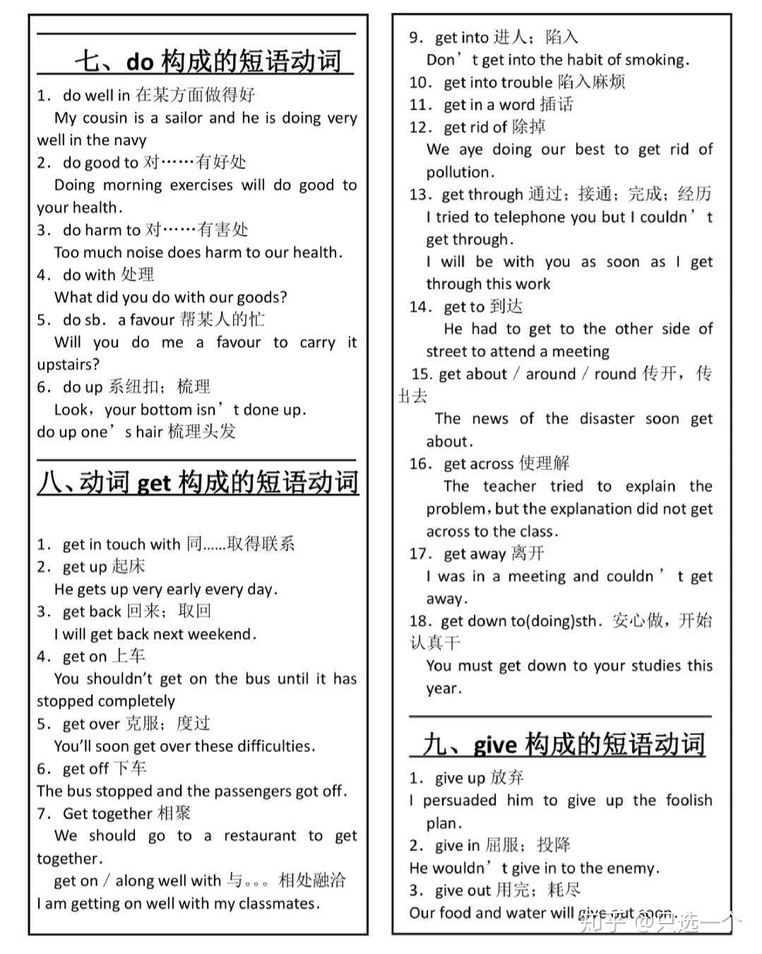 英语基础动词短语大全 - 知乎