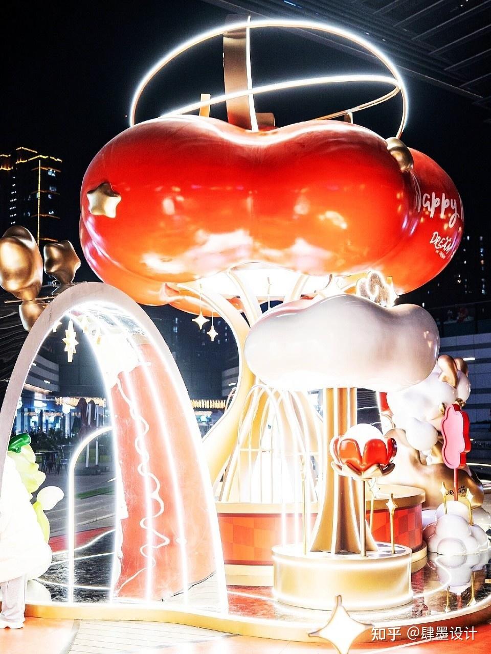 街区美陈|云璃梦境：城市广场新年美陈设计的逻辑解析-肆墨设计 - 知乎