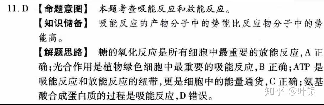 关于光反应和暗反应的几个易错点 - 知乎
