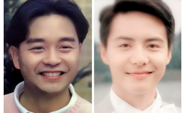 马天宇和张国荣相貌上究竟哪里像?