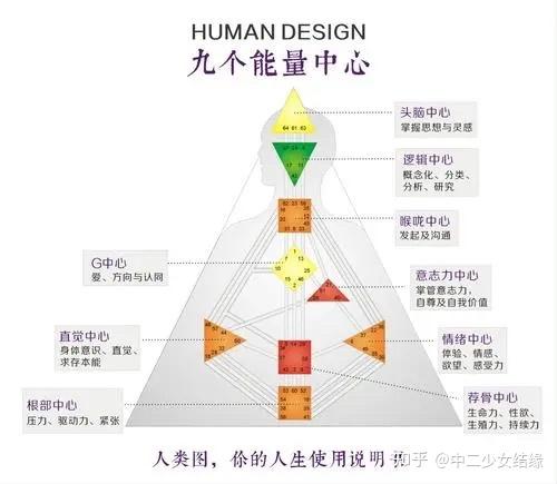 人类图解读有感 - 知乎