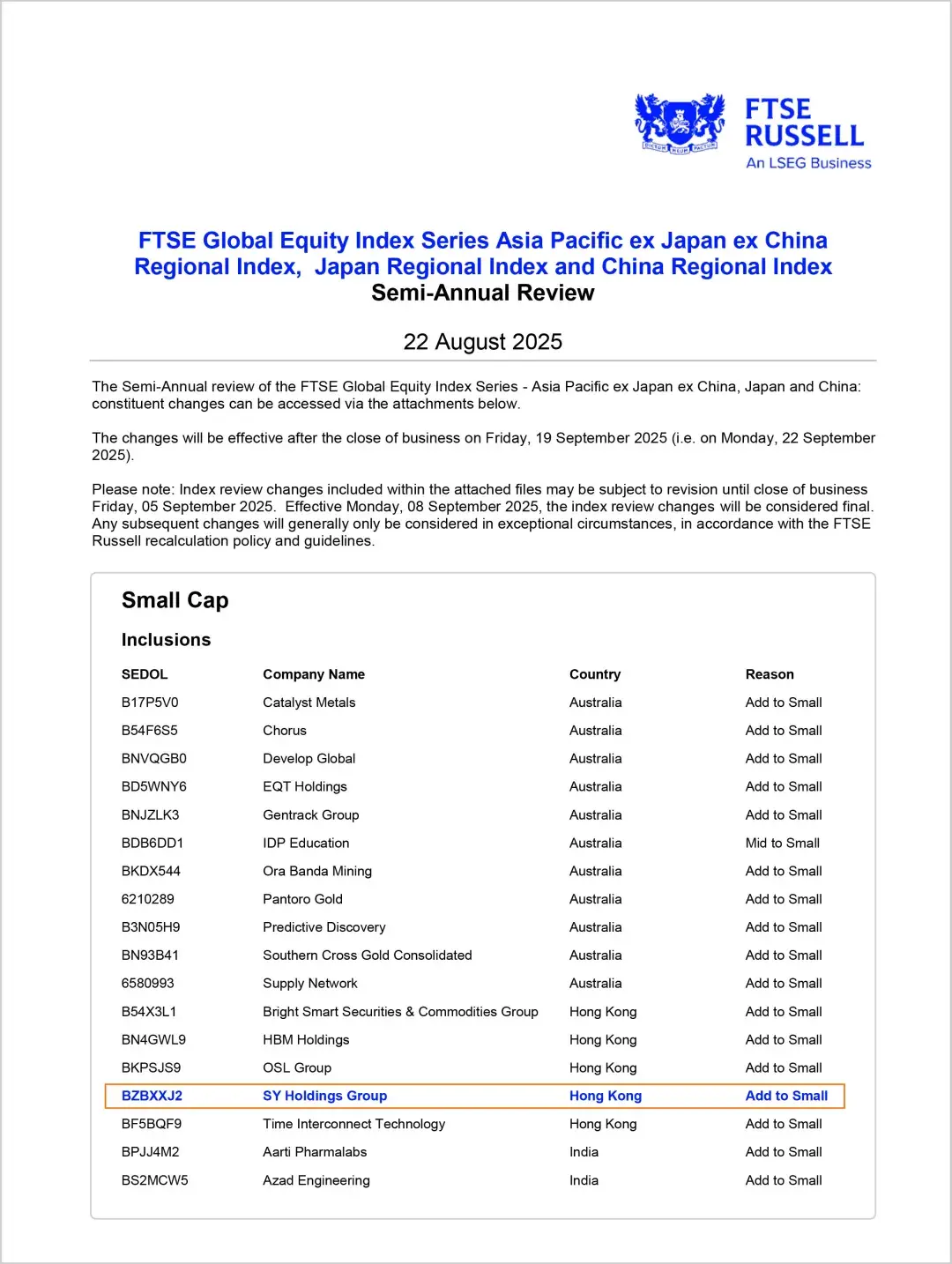 盛业获纳入富时亚太区小型股指数，发展潜力获国际资本认可- 知乎