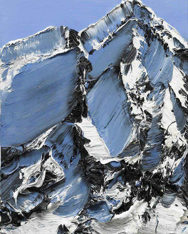 冰山刮刀画! - 知乎