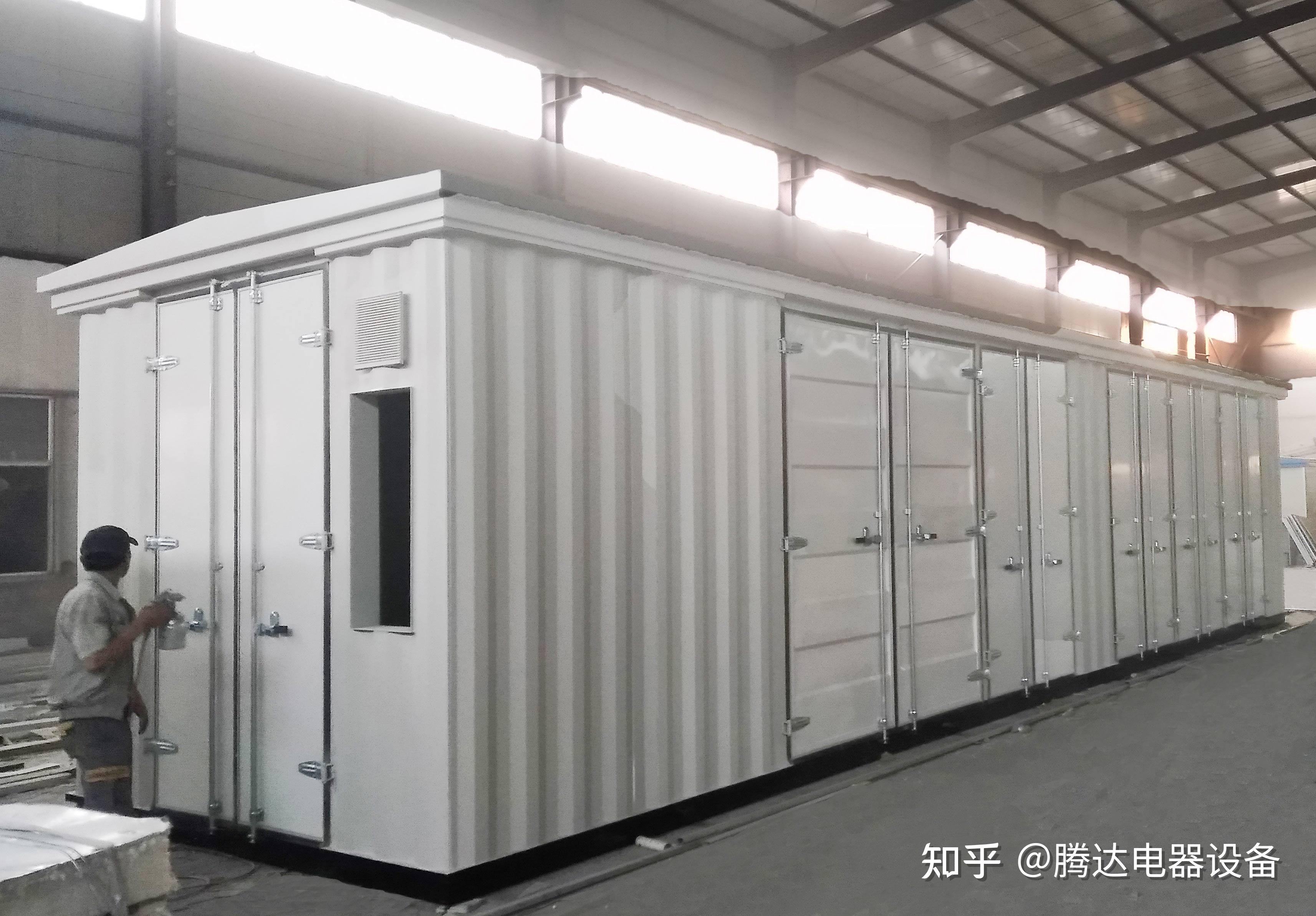 3,国内预制舱采用钢材制作,焊接完成制作,外观呈金属