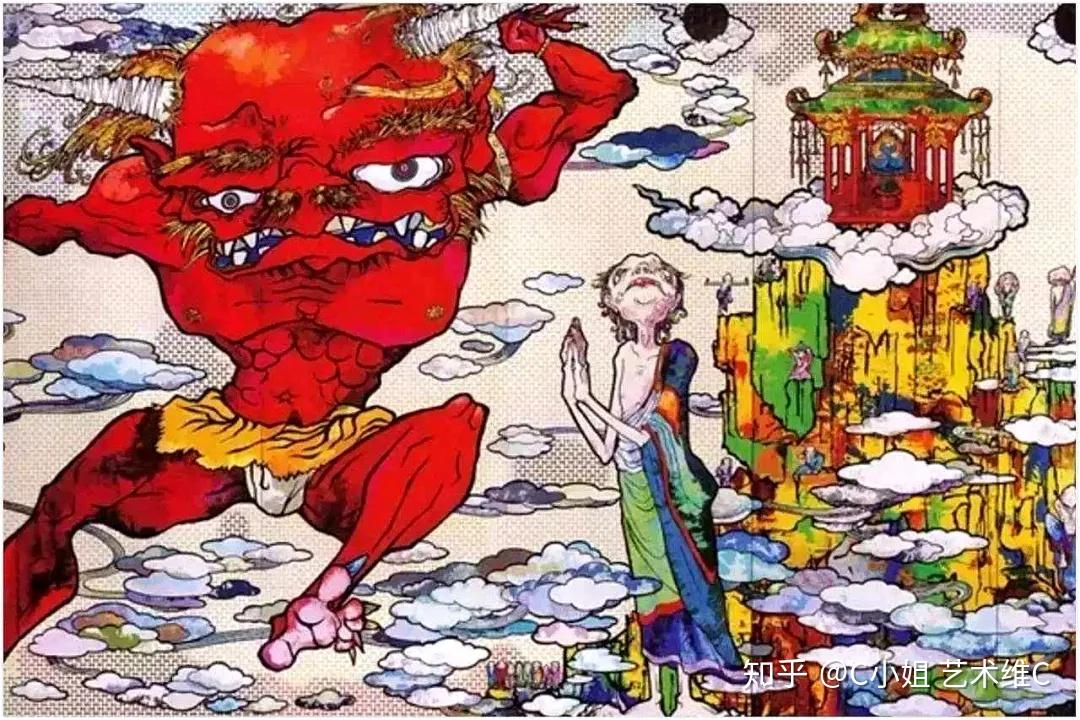 村上隆这幅救世之作五百罗汉图居然藏了这么多小心机