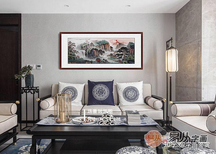 客厅装饰画 家里挂画选山水画 山远水长寓意佳 - 知乎