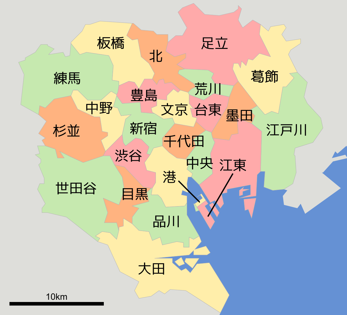 日本东京都市圈地图图片