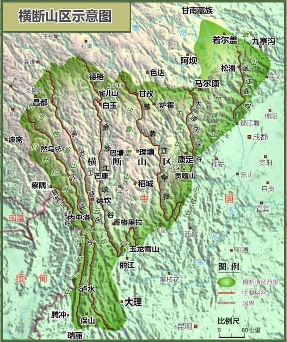 都江堰地形地貌特征图片
