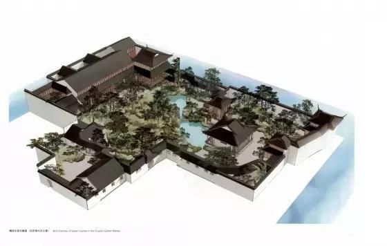 鸟瞰图耦园东园鸟瞰图退思园全景图怡园鸟瞰图艺圃鸟瞰图拙政园鸟瞰图
