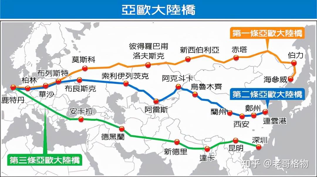 上海中欧班列线路图图片