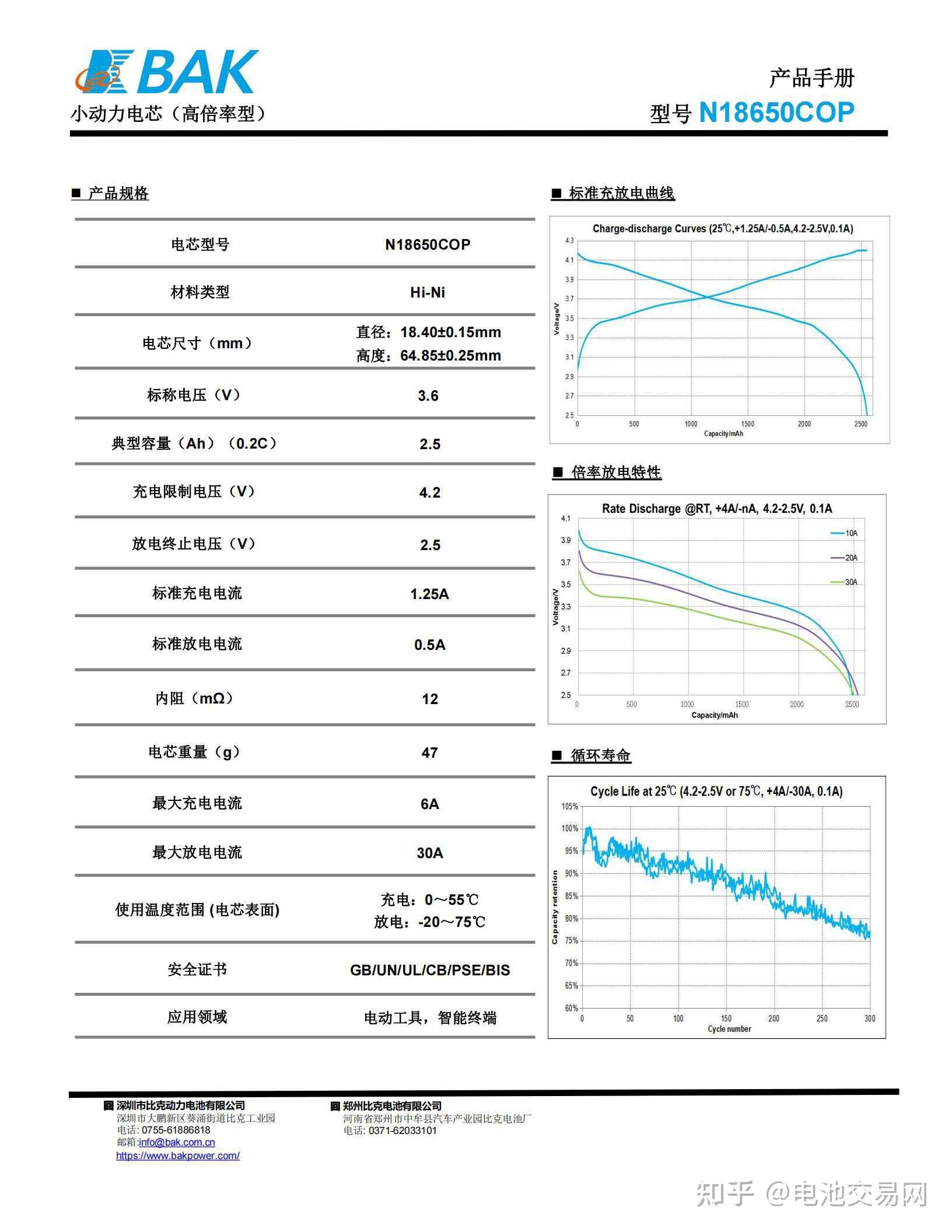 支持10C以上放电的18650电芯有哪些？看完这篇你就知道 - 知乎
