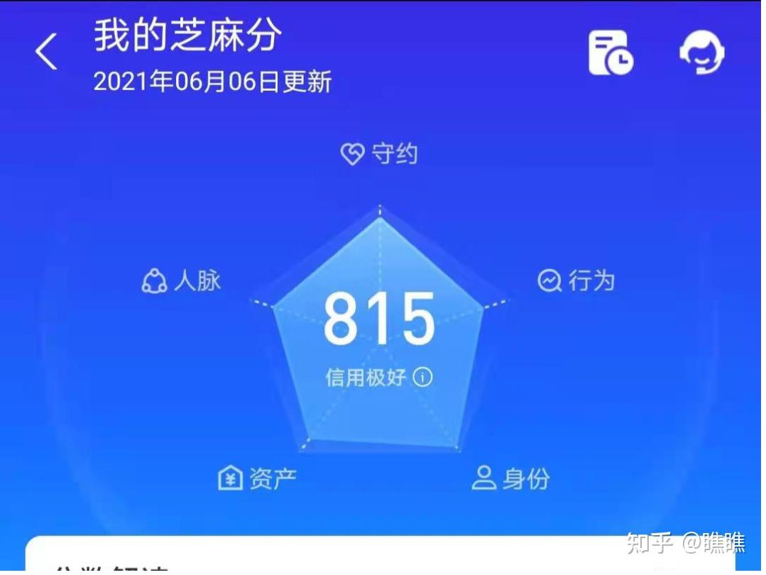 芝麻分815避免不了花呗升级网友额度28000用不了