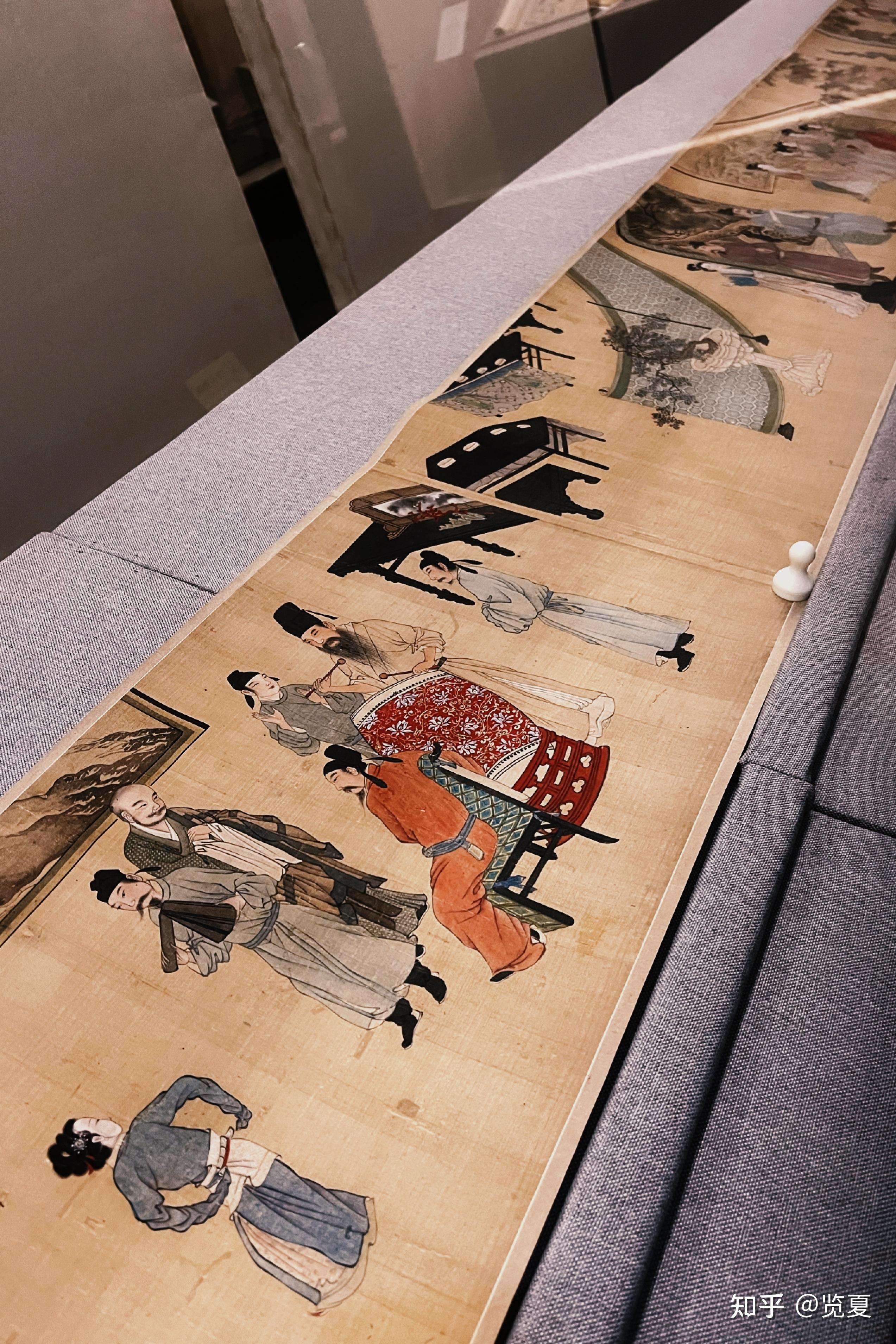 唐寅临韩熙载夜宴图(明)和说唱俑一样让人看了就开心东汉陶器,可可