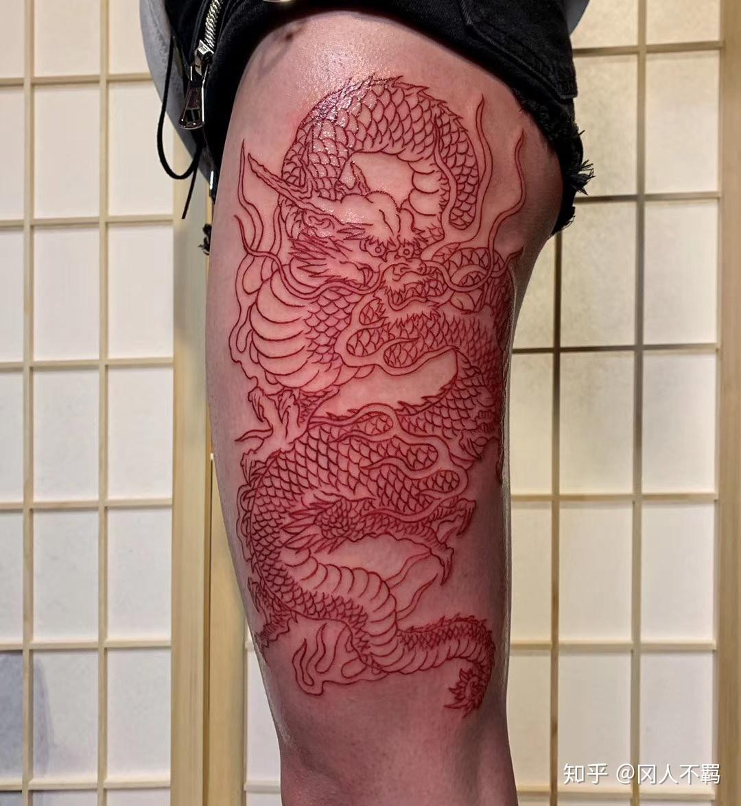 龙型纹身不只有过肩龙