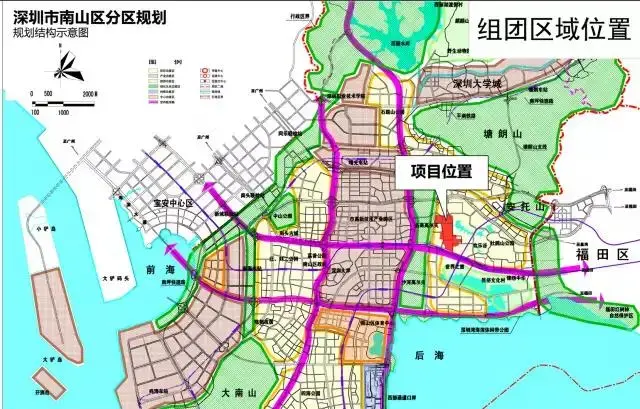 白石洲城市城市更新項目位於南山區沙河街道,沙河東路以東,深南大道以