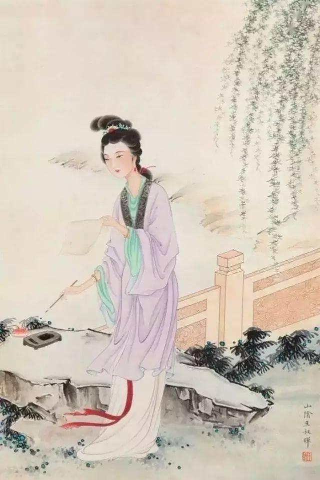 中国当代工笔仕女第一人-王叔晖 - 知乎