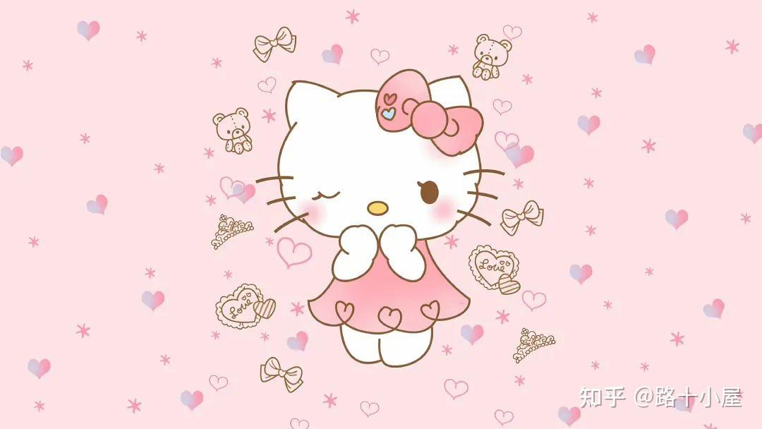 超可爱的helloKitty电脑壁纸 - 知乎