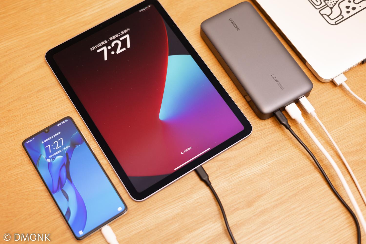 出差旅行露营不用愁支持145w快充25000mah容量的笔记