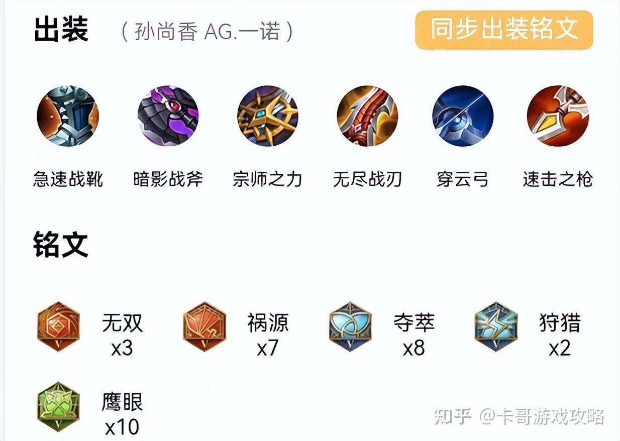 王者荣耀:孙尚香新皮肤上线,简单分享下使用技巧和出装思路分享