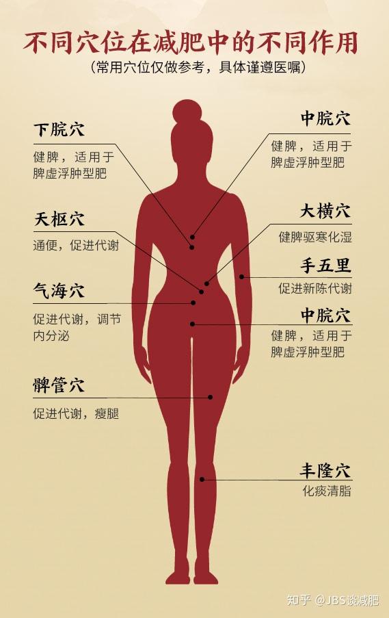 按摩哪些部位可以减肥图片