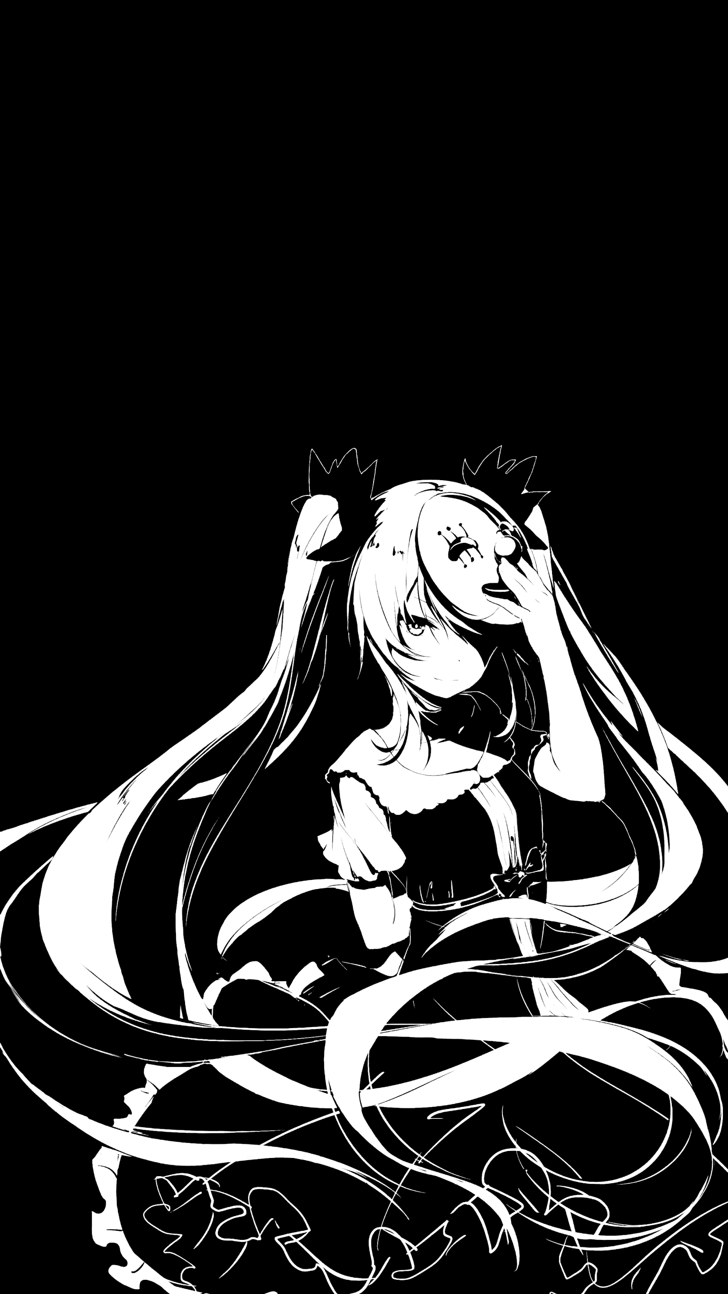 有没有像这样的黑白漫画壁纸