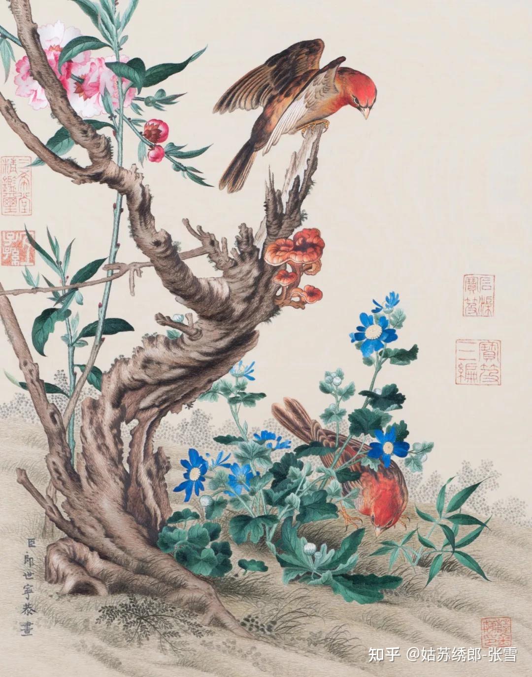 郎世宁花鸟系列之《吉祥富贵图》 - 知乎