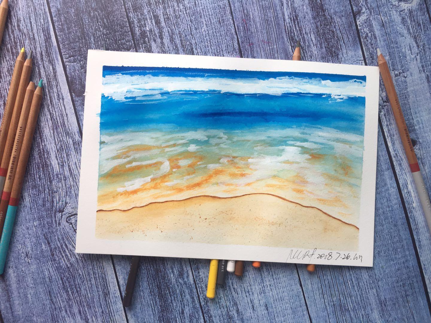 零基础绘画教程 水彩 夏日海滩 知乎 零基础绘画教程 水彩 夏日海滩 知乎
