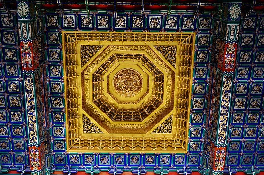 中国古建筑之华丽藻井