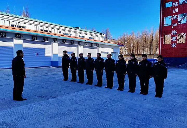 春暖花开 练兵正当时——黑龙江省垦区公安局牡丹江分局吹响春训"集结